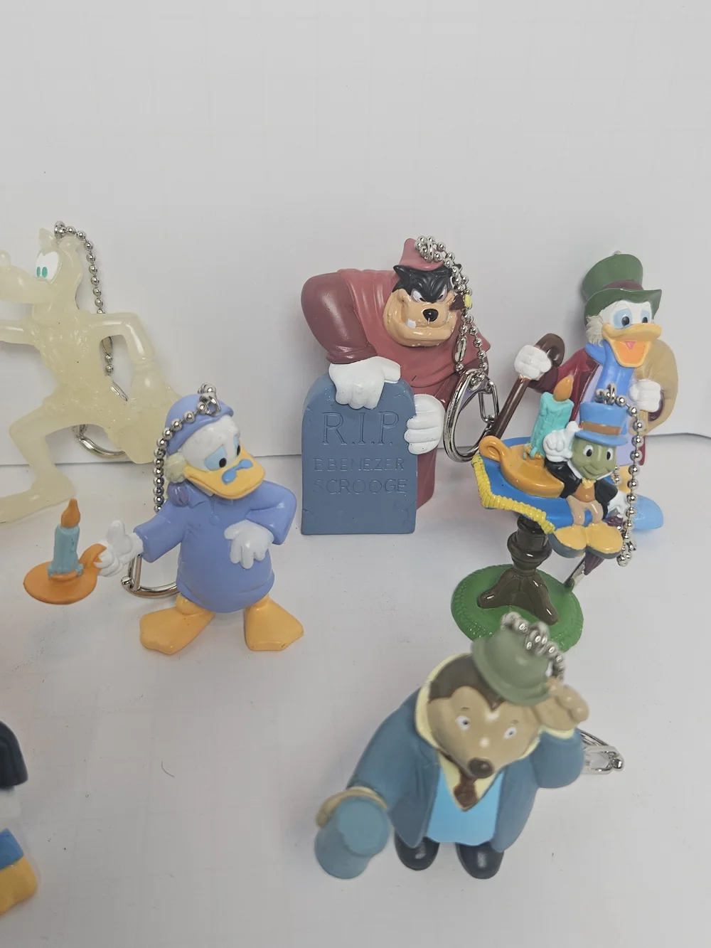 Disney Multicolor Classic Character Keychain Lot - Mickey, Donald & Friends
